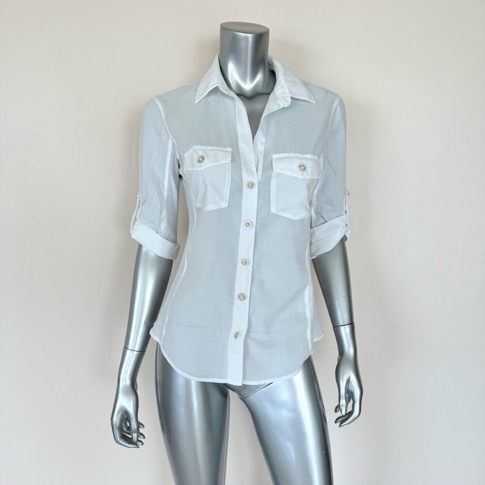 James Perse women cotton blouse size 2 US